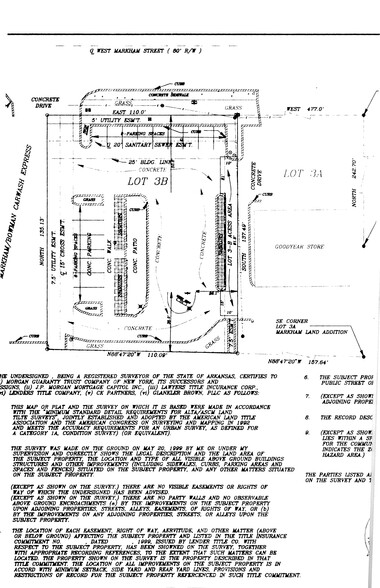 11415 W Markham St, Little Rock, AR à louer - Plan de site – Image 1 sur 7