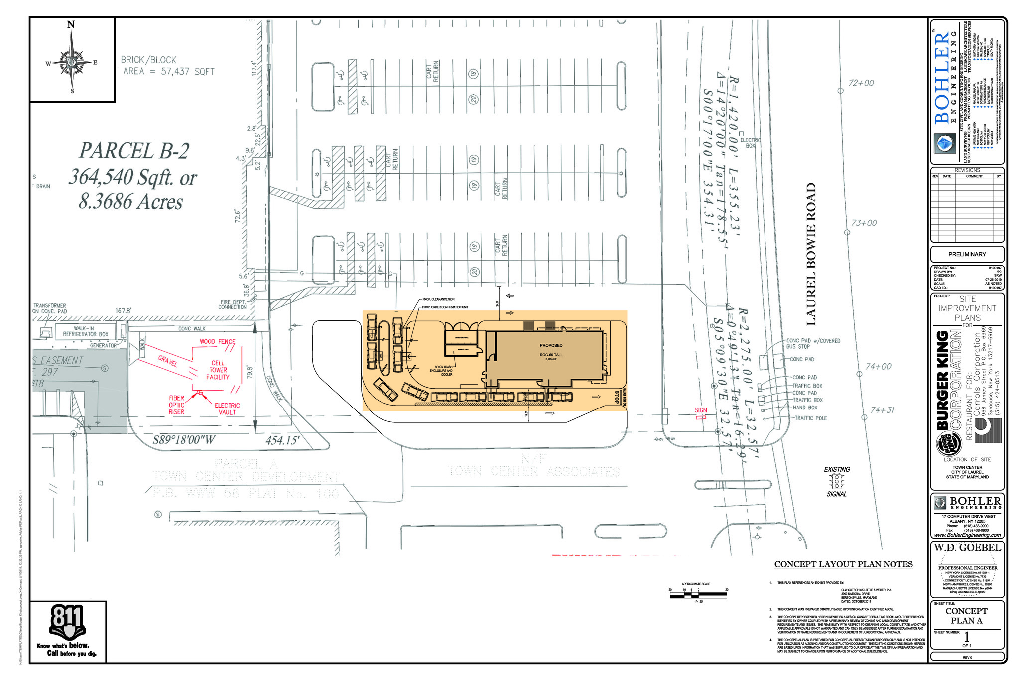 13600 Laurel Bowie Rd, Laurel, MD à louer Plan de site– Image 1 sur 1