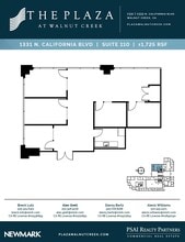 1331 N California Blvd, Walnut Creek, CA à louer Plan d’étage– Image 1 sur 1