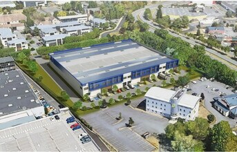 Villejust - VUE AÉRIENNE  vue de carte