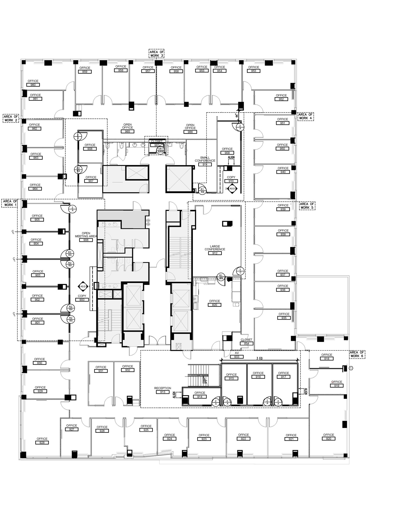 1310 L St NW, Washington, DC à louer Plan d’étage– Image 1 sur 16