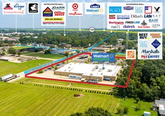 Plus de détails pour Walmart Market, Alexandria, LA - Local commercial à vendre