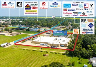 Plus de détails pour Walmart Market, Alexandria, LA - Local commercial à vendre