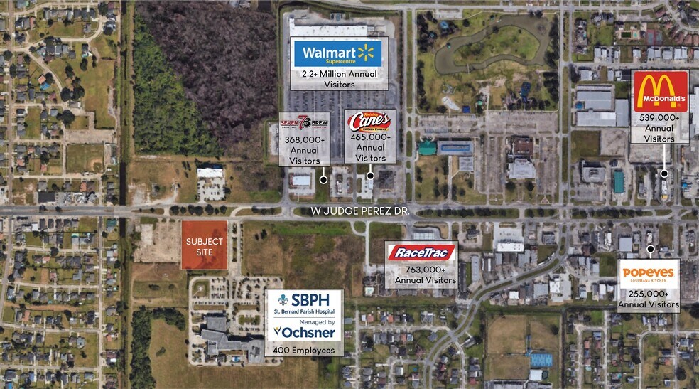 7900 W Judge Perez Dr, Arabi, LA à louer - Photo de l’immeuble – Image 3 sur 5