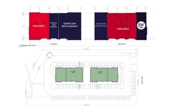 8101-8119 Chamberlayne Rd, Mechanicsville, VA à louer Plan de site– Image 2 sur 2