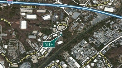 210 The Bluffs, Austell, GA - VUE AÉRIENNE vue de carte