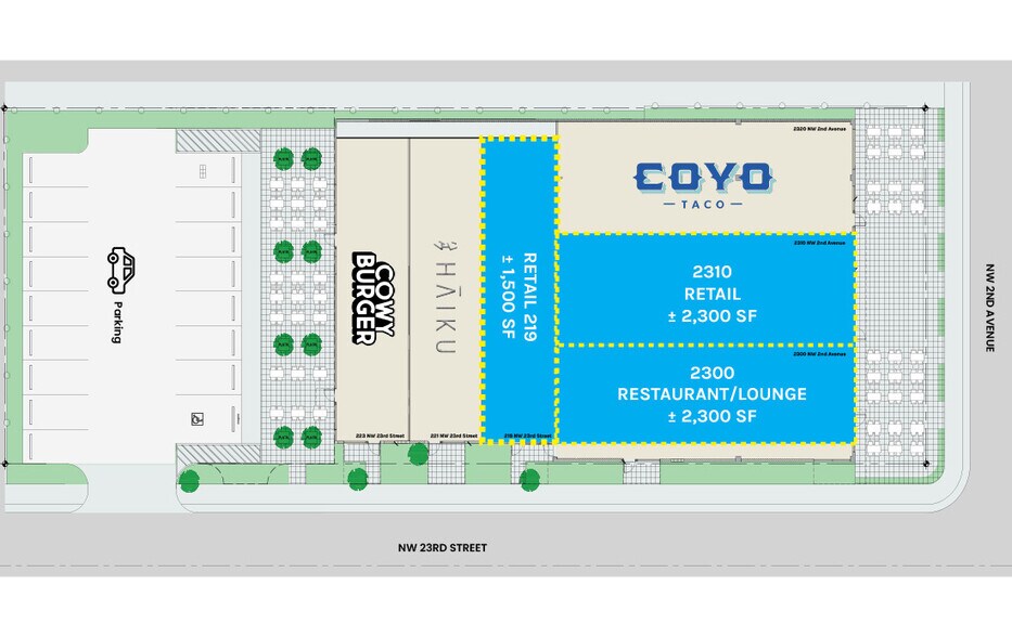 219 NW 23rd St, Miami, FL à louer - Plan d’étage – Image 3 sur 4