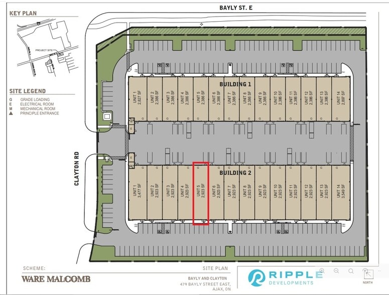 479 Bayly St E, Ajax, ON à vendre - Plan de site – Image 3 sur 5