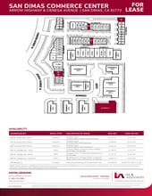 414-418 Borrego Ct, San Dimas, CA à louer Plan de site– Image 1 sur 2