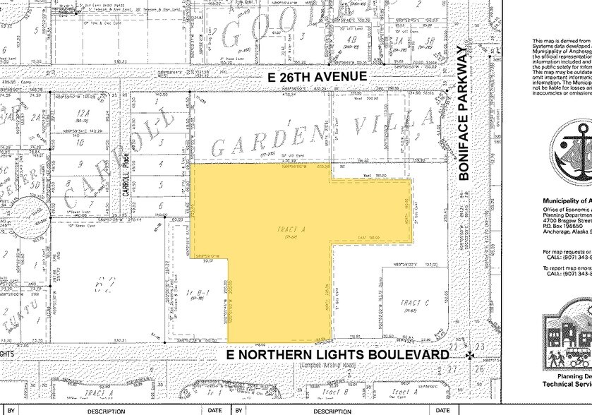 5437 E Northern Lights Blvd, Anchorage, AK à louer - Plan cadastral – Image 1 sur 1