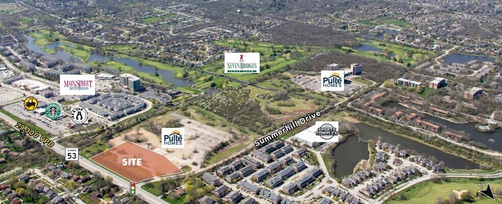 SWC of IL Route 53 & Summerhill Drive, Lisle, IL à vendre - Photo principale – Image 1 sur 1