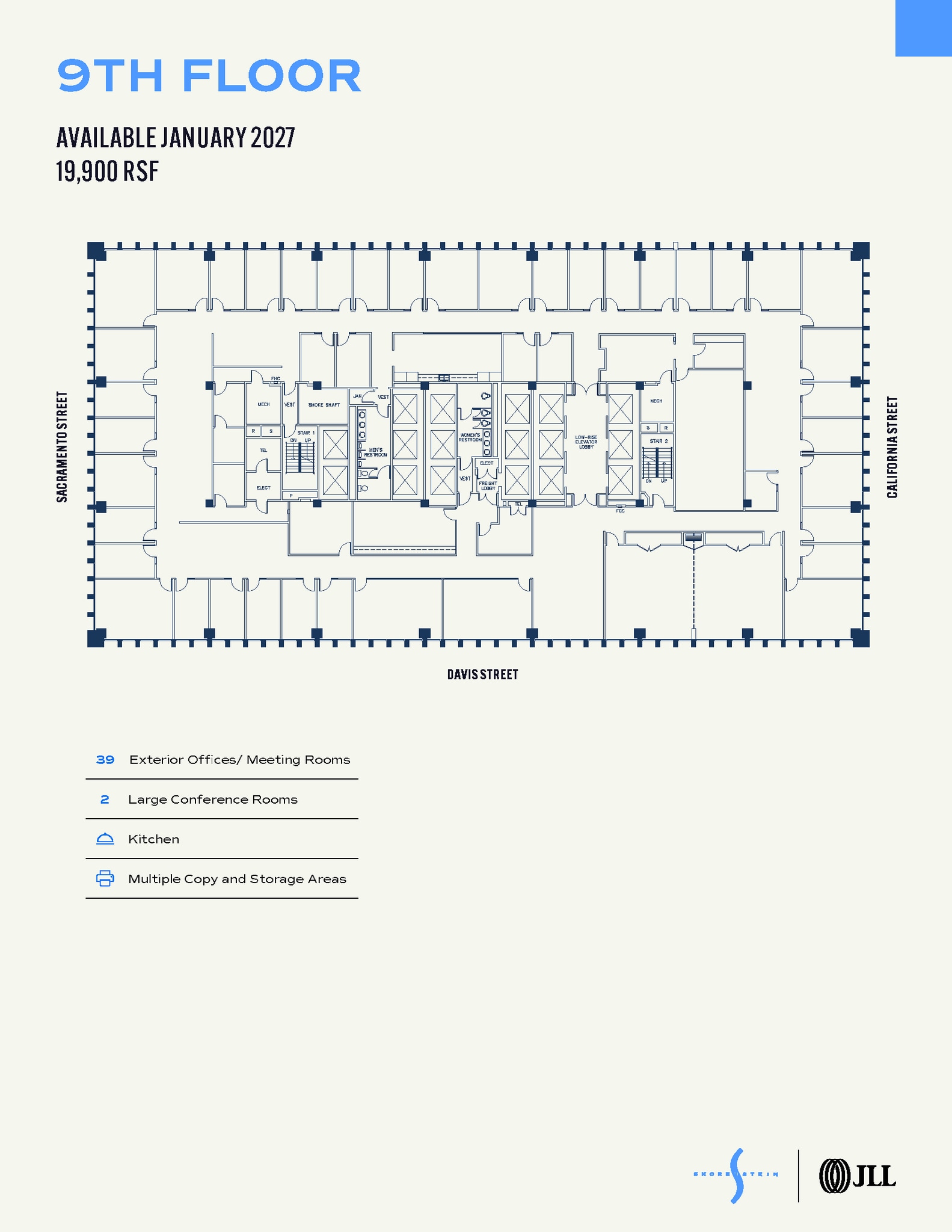 50 California St, San Francisco, CA à louer Plan d’étage– Image 1 sur 1