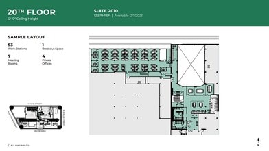 222 Merchandise Mart Plz, Chicago, IL à louer Plan d’étage– Image 1 sur 1