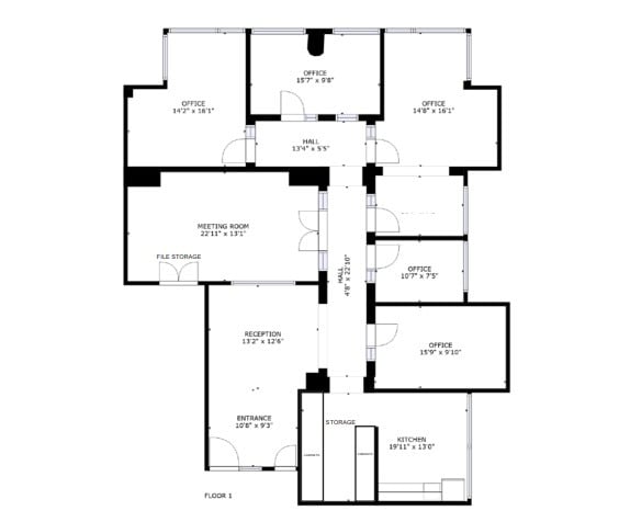 1350 Columbia St, San Diego, CA à louer Plan d’étage– Image 1 sur 1