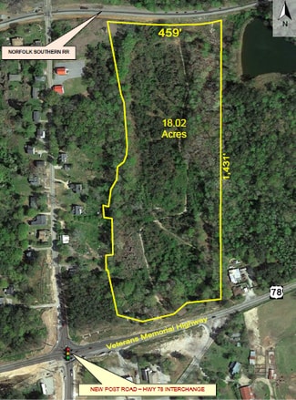 Plus de détails pour 13800 Veterans Memorial Hwy, Winston, GA - Terrain à vendre