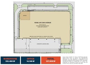 10156 Live Oak Ave, Fontana, CA à louer Plan de site– Image 1 sur 2