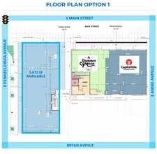 601 S Main St, Fort Worth, TX à louer Plan d’étage– Image 1 sur 2