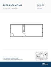 9800 Richmond Ave, Houston, TX à louer Plan d’étage– Image 1 sur 1