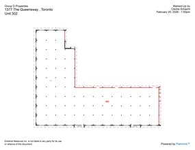 1377 The Queensway, Toronto, ON à louer Plan de site– Image 2 sur 4
