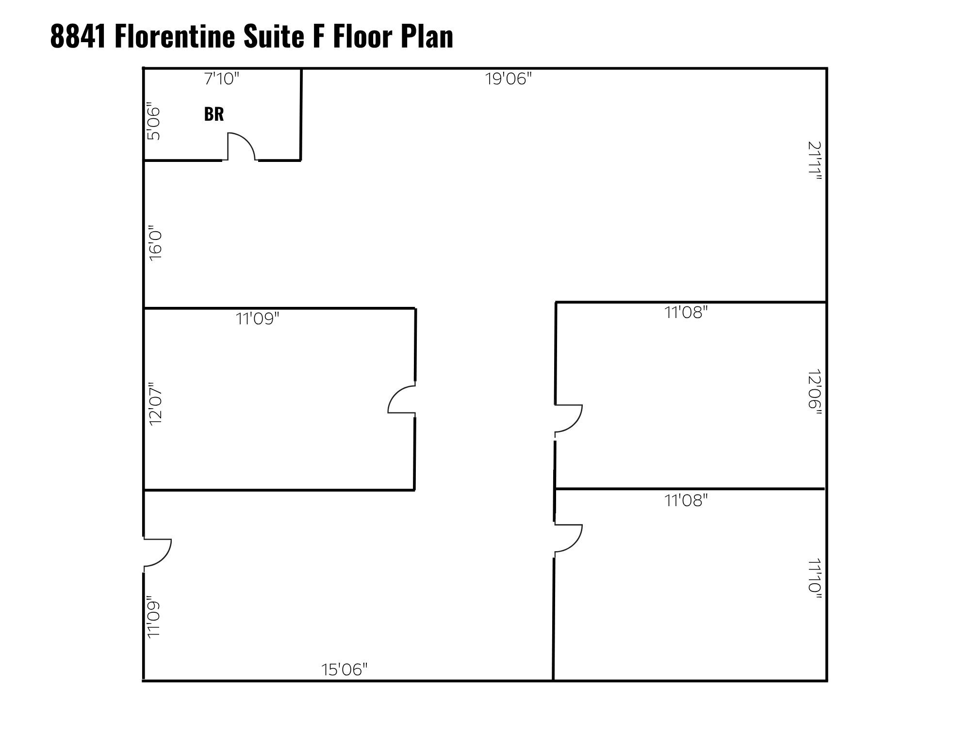 8841 Florentine Rd, Prescott Valley, AZ à louer Plan d’étage– Image 1 sur 1