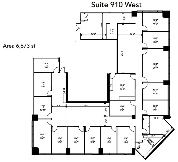 321 6th Ave SW, Calgary, AB à louer Plan d’étage– Image 1 sur 1