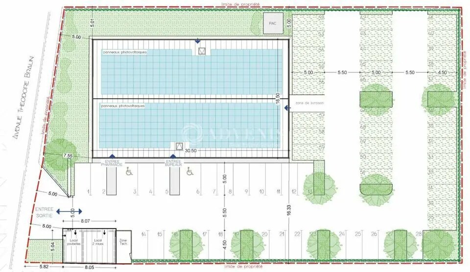 Bureau dans Villefranche-sur-Saône à vendre - Plan de site – Image 2 sur 2