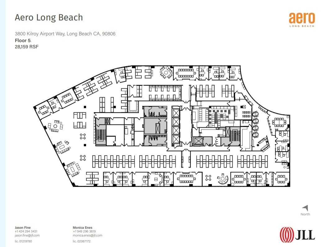 3900 Kilroy Airport Way, Long Beach, CA à louer Plan d’étage– Image 1 sur 1
