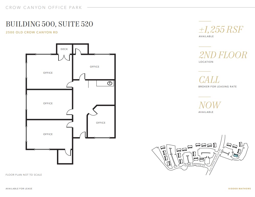 3 Crow Canyon Ct, San Ramon, CA à louer Plan d’étage– Image 1 sur 1