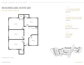 3 Crow Canyon Ct, San Ramon, CA à louer Plan d’étage– Image 1 sur 1