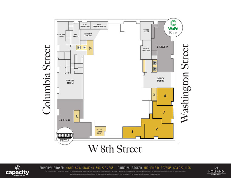 808 Washington St, Vancouver, WA à louer - Plan de site – Image 2 sur 4