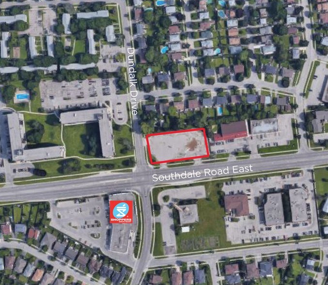 400 Southdale Rd E, London, ON à vendre - Aérien – Image 3 sur 3