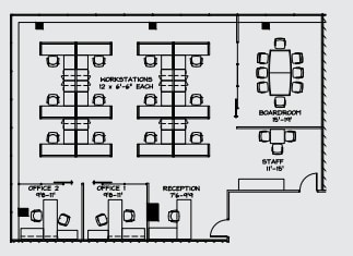 10025 106th St NW, Edmonton, AB à louer Plan d’étage– Image 1 sur 1