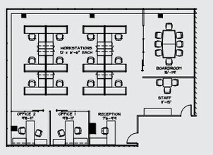 10025 106th St NW, Edmonton, AB à louer Plan d’étage– Image 1 sur 1