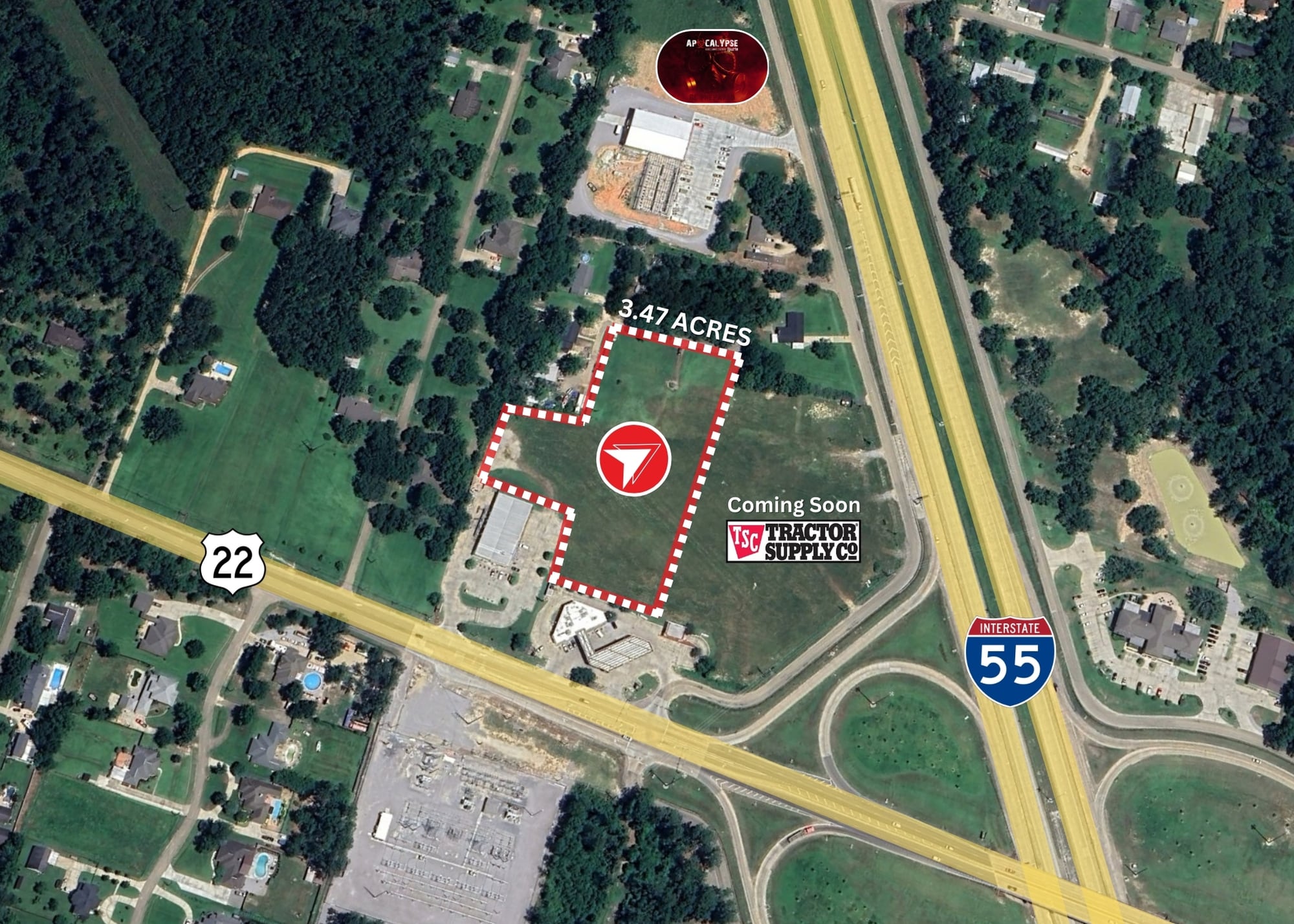 I-55, Ponchatoula, LA à vendre Aérien– Image 1 sur 3