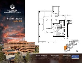 5690 DTC Blvd, Greenwood Village, CO à louer Plan d’étage– Image 1 sur 2