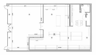 8371-8373 Melrose Ave, West Hollywood, CA à louer Plan d’étage– Image 1 sur 4