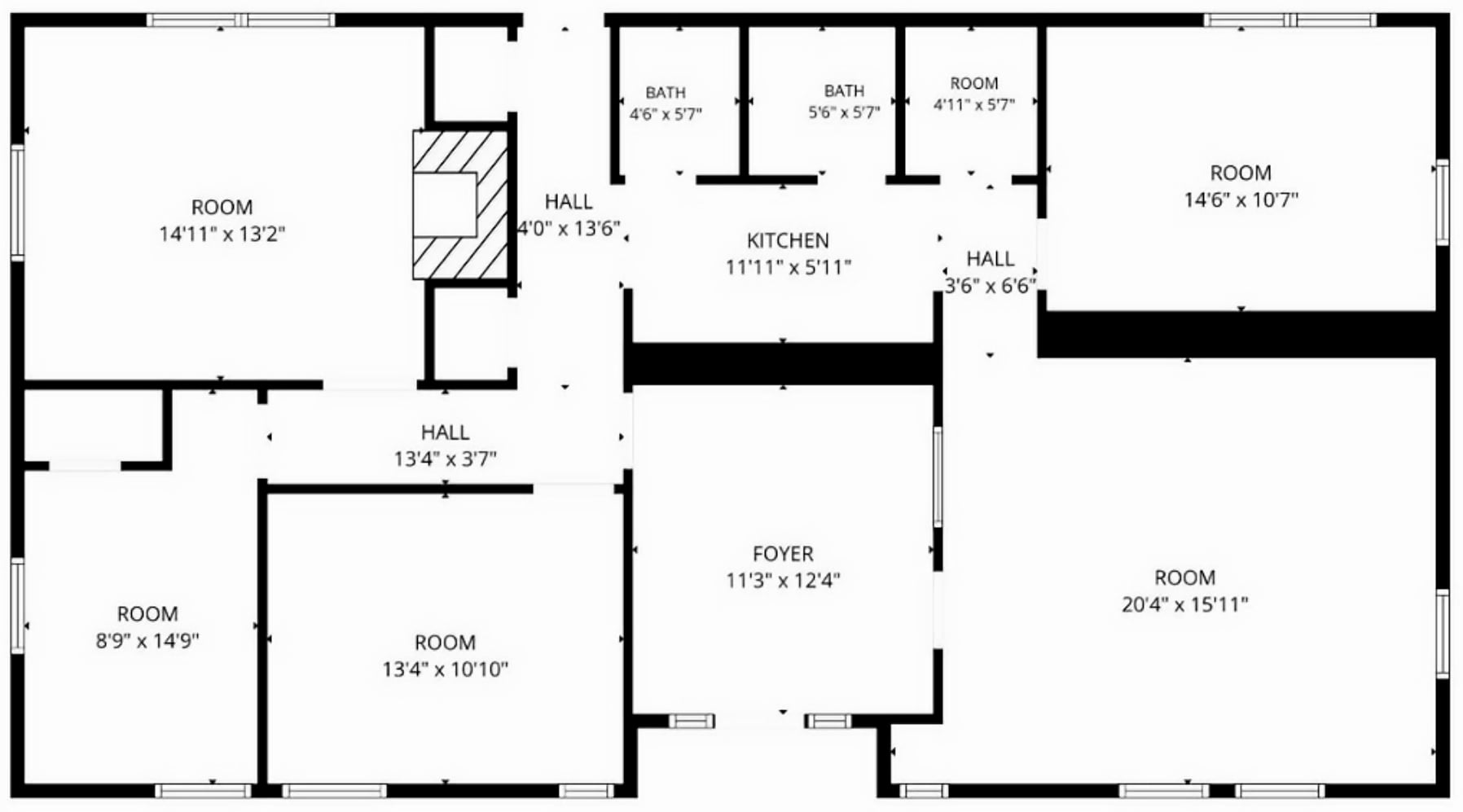 304 Harwood Rd, Bedford, TX à louer Plan d’étage– Image 1 sur 1