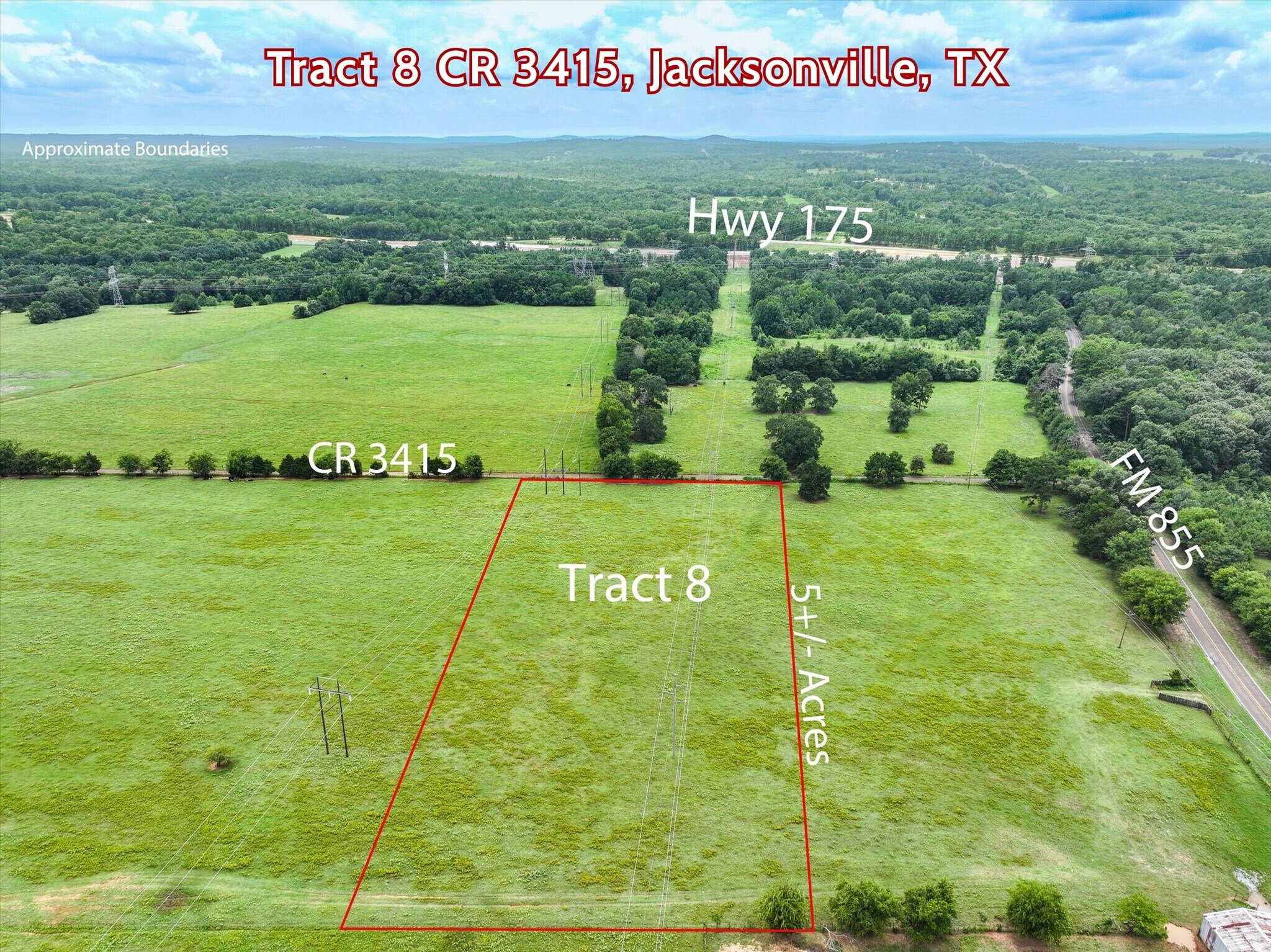 Tract 8 County Road 3415, Jacksonville, TX à vendre Photo principale– Image 1 sur 18