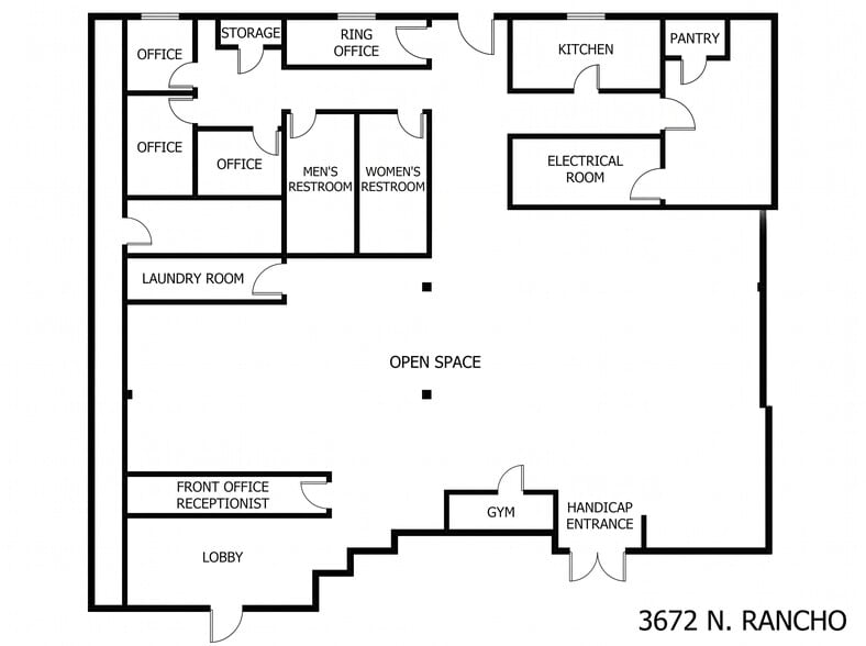3672-3674 N Rancho Dr, Las Vegas, NV à vendre - Plan d’étage – Image 2 sur 27