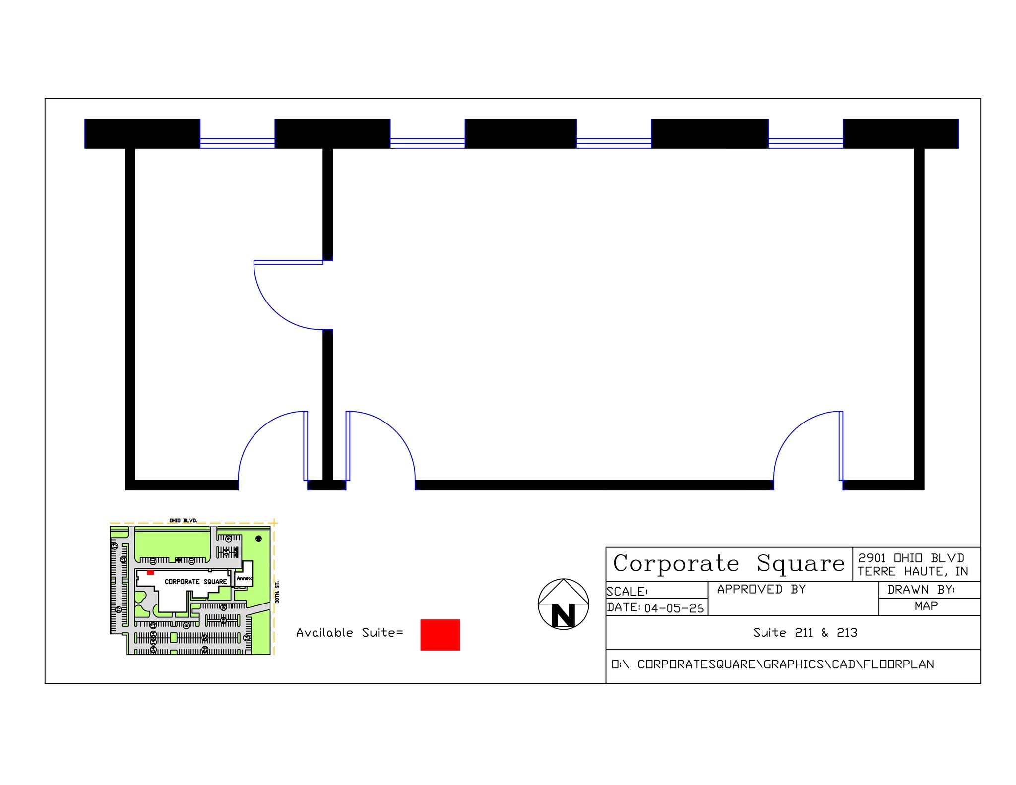 2901 Ohio Blvd, Terre Haute, IN à louer Plan de site– Image 1 sur 1