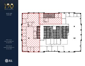 190 S La Salle St, Chicago, IL à louer Plan d’étage– Image 1 sur 1