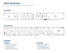 1705 Old Georgia Hwy, Gaffney, SC à louer Photo intérieure– Image 2 sur 2