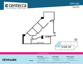 1873 S Bellaire St, Denver, CO à louer Plan d’étage– Image 1 sur 1