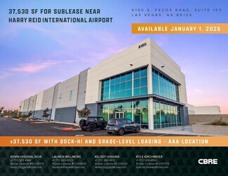Plus de détails pour 6150 S Pecos Road & E. Patrick Ln, Las Vegas, NV - Industriel/Logistique à louer
