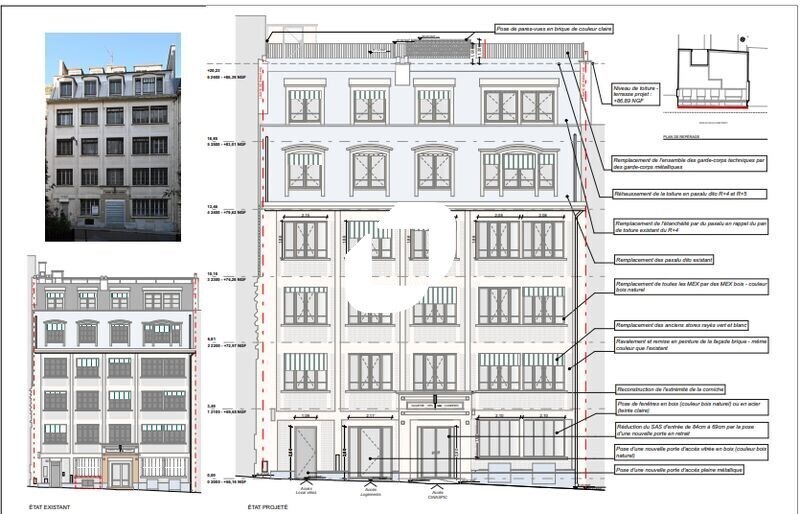 Bureau dans Paris à vendre - Plan d’étage – Image 3 sur 4
