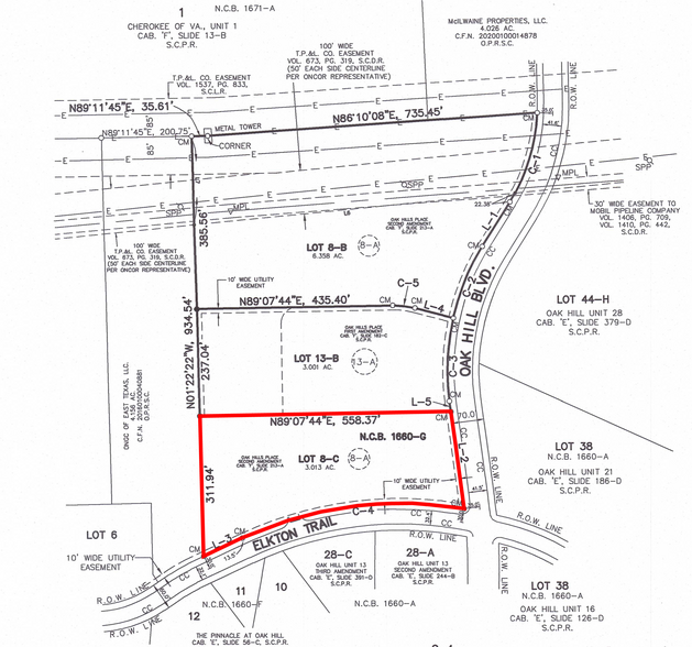 6595 Oak Hill Blvd, Tyler, TX à vendre - Plan cadastral – Image 2 sur 3