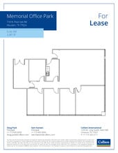 710 N Post Oak Rd, Houston, TX à louer Plan d’étage– Image 1 sur 1