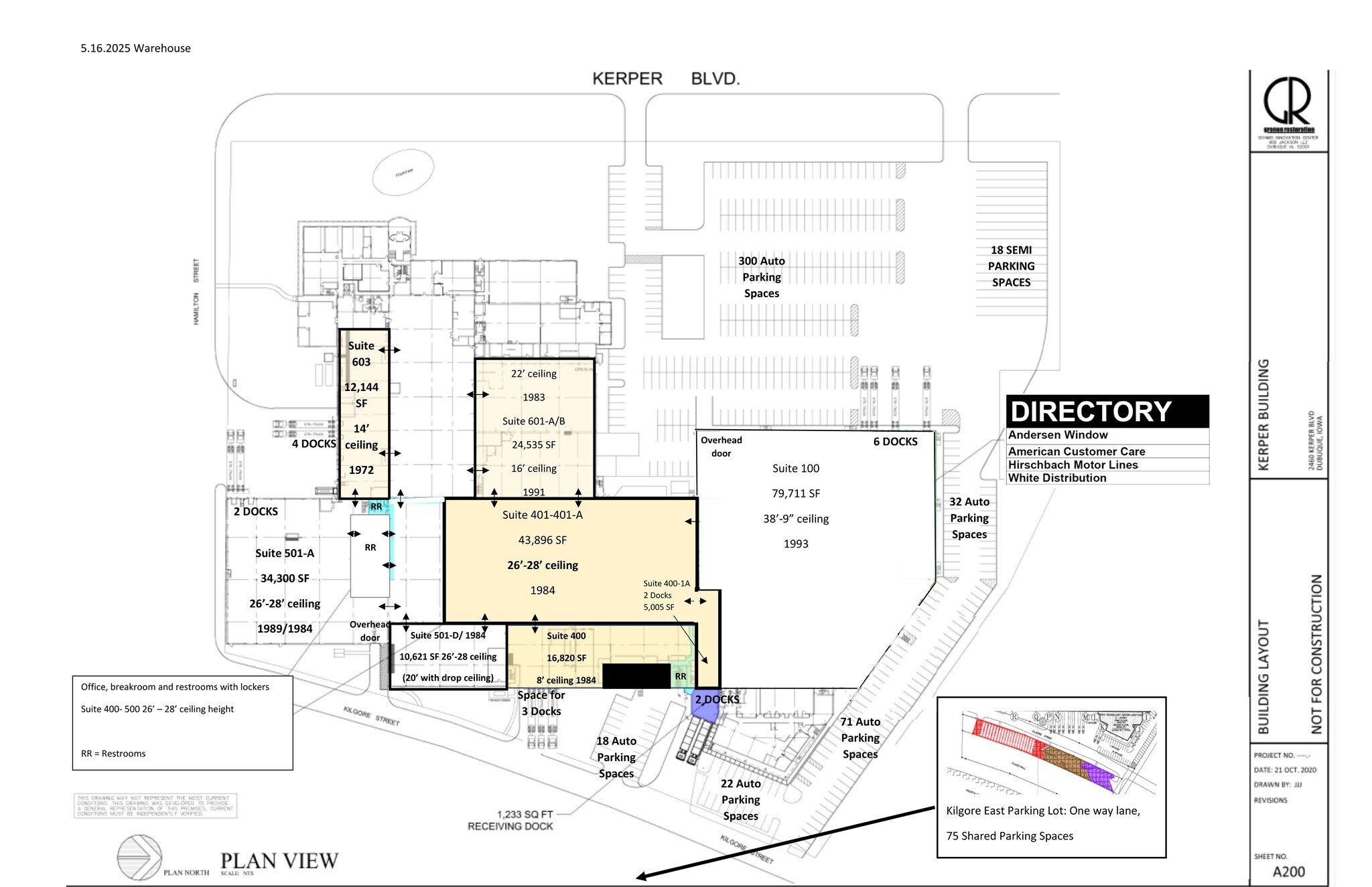 2460 Kerper Blvd, Dubuque, IA à louer Plan de site– Image 1 sur 7
