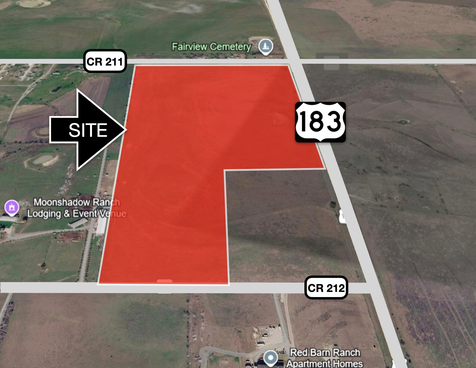 SWC HWY183 and CR211, Briggs, TX à vendre Photo de l’immeuble– Image 1 sur 3