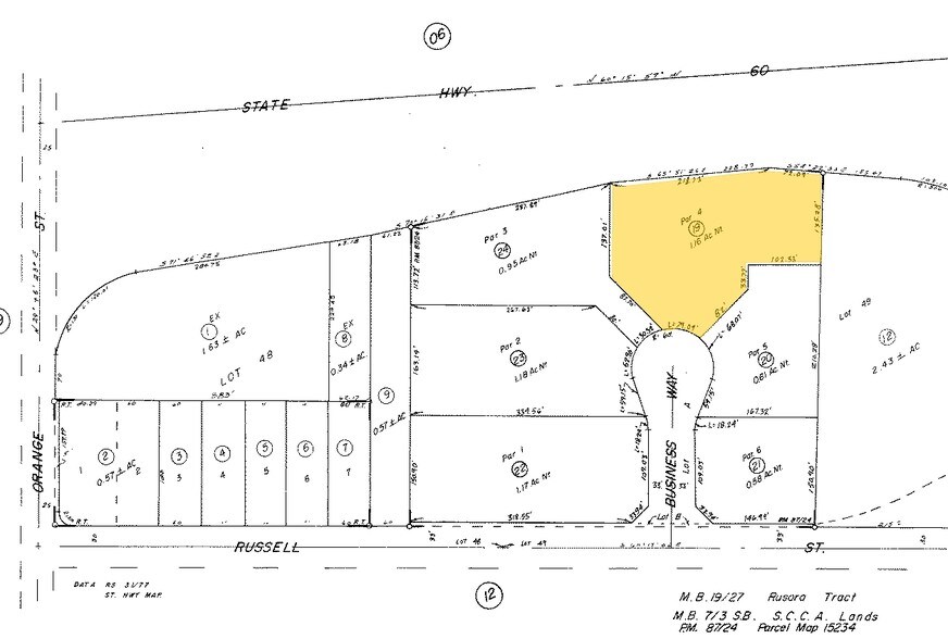 2205-2215 Business Way, Riverside, CA à louer - Plan cadastral – Image 3 sur 6